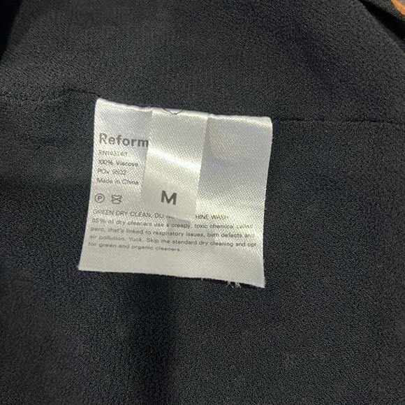 Reformation black polka dot Troppo mini dress - Picture 7 of 8